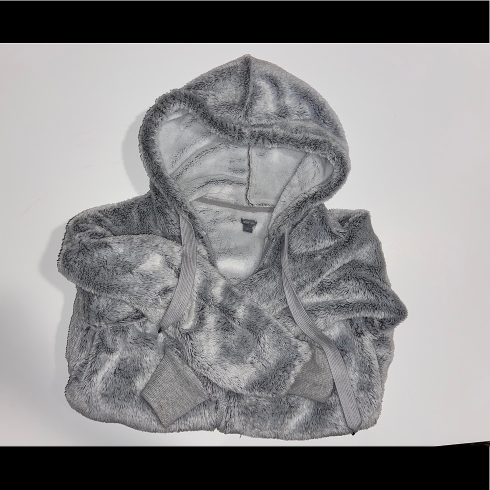 Oversized Faux-Fur Aerie Sweatshirt